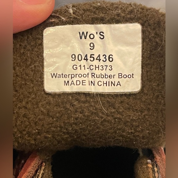 Vintage Sperry Topsider plaid Ankle Duck Boots Size 9 - Picture 5 of 6